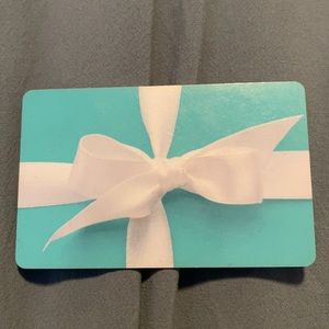 Tiffany and co gift card